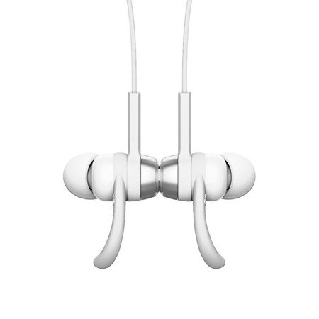 Baseus Licolor słuchawki bezprzewodowe bluetooth magnetyczne sportowe biały