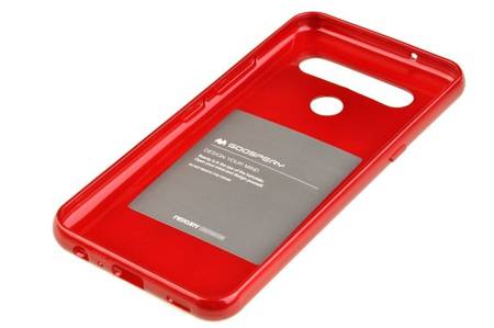 Etui Mercury Goospery Jelly Case do LG K61 / Q61 czerwony