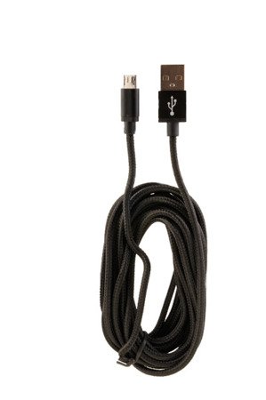 Kabel MICRO USB do Ładowania Pada PS4 3m czarny